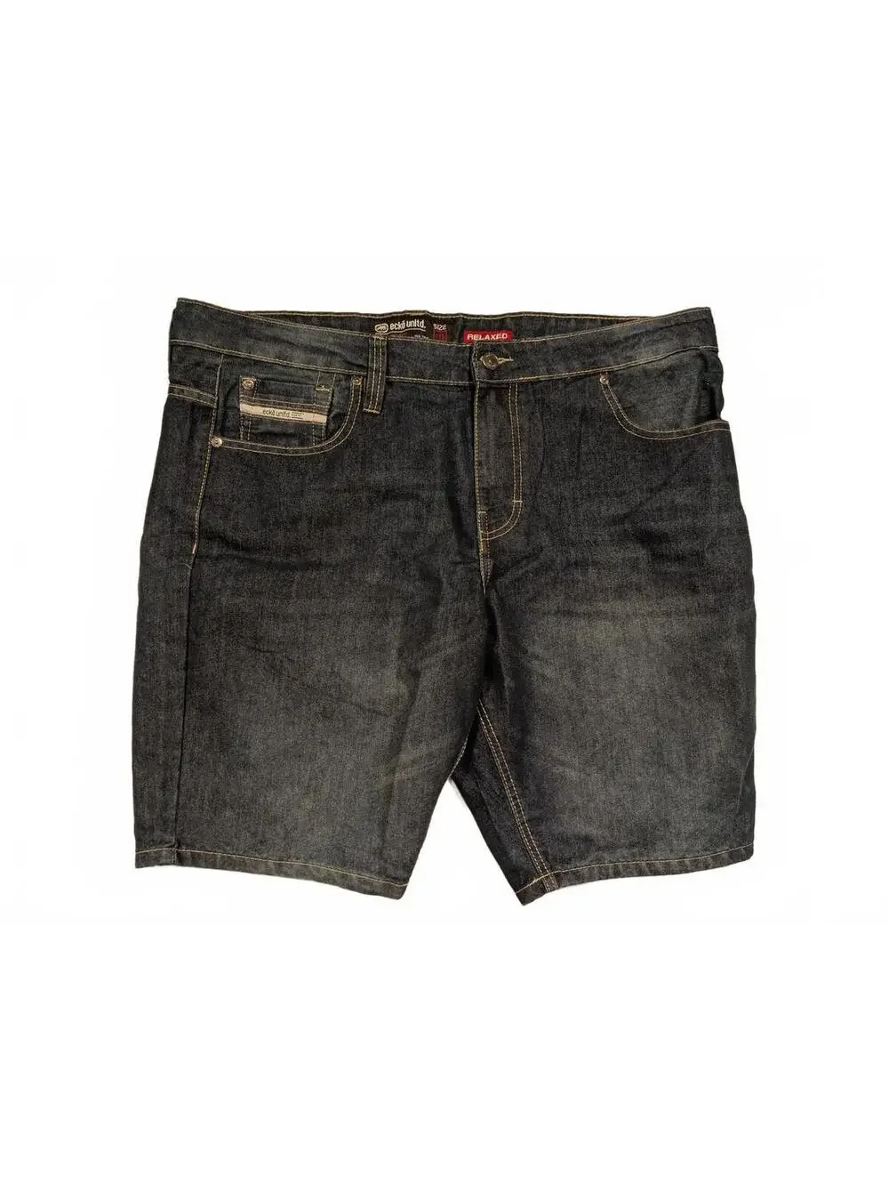 Ecko Unltd Denim Shorts Raw Hem Relaxed Fit Blue Jean Shorts Mens 40 42x10